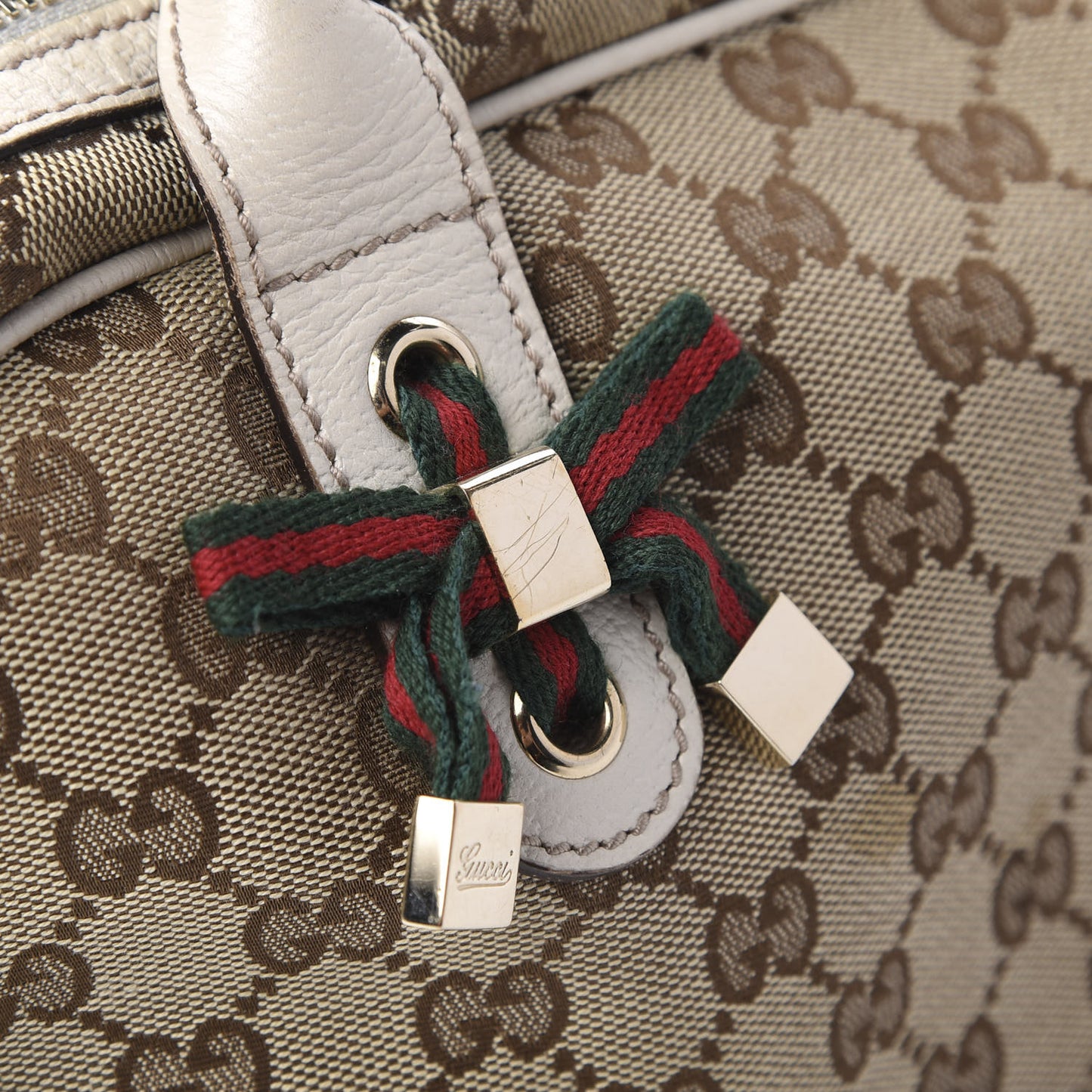 Monogram Small Princy Satchel Off White