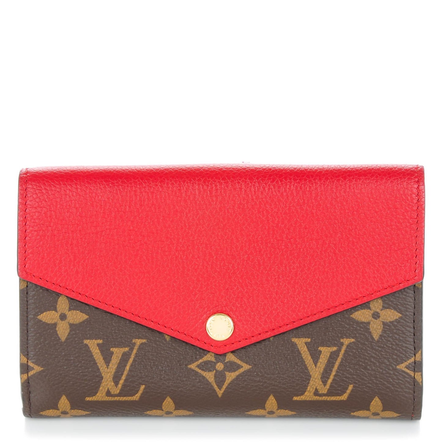 Monogram Pallas Compact Wallet Cherry
