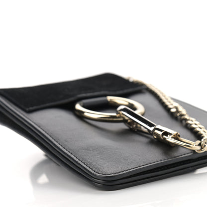 Chloe Suede Calfskin Mini Faye Bracelet Bag Black 9 of 10