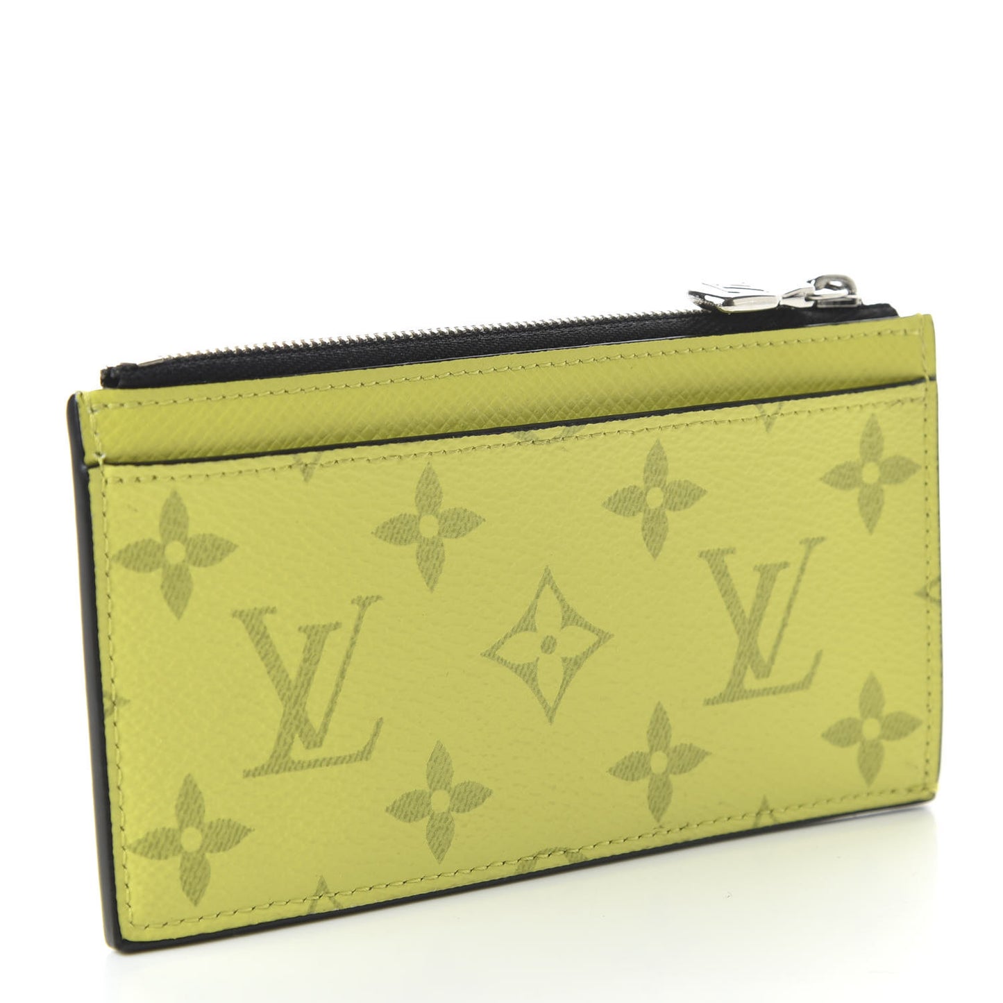 Monogram Taiga Coin Card Holder Yellow