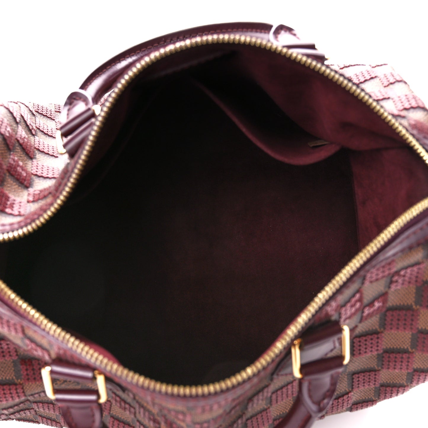 Damier Paillettes Speedy 30 Rouge