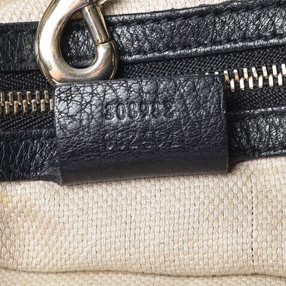 Gucci Pebbled Calfskin Medium Soho Chain Shoulder Bag Black 7 of 13