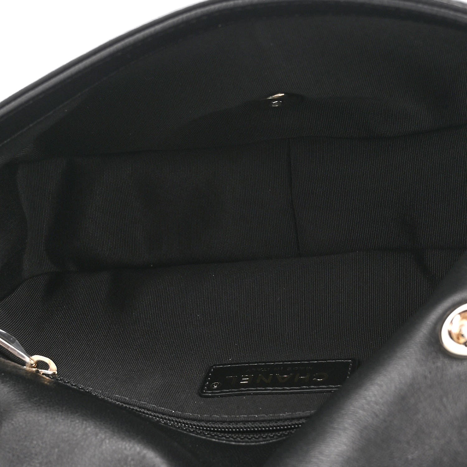 Chanel Lambskin Small Entwined Chain Flap Black 5 of 11