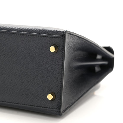 Hermes Epsom Kelly Sellier 28 Bleu Indigo 10 of 12