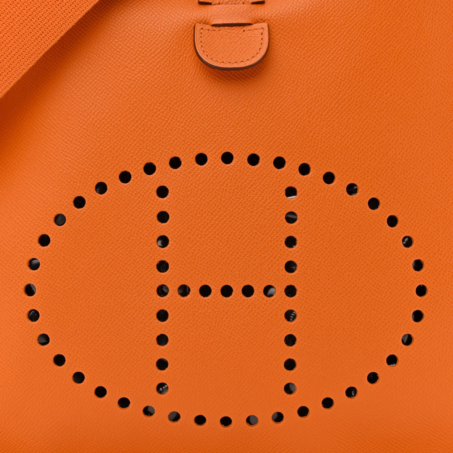 Hermes Epsom Evelyne II GM Orange 8 of 13