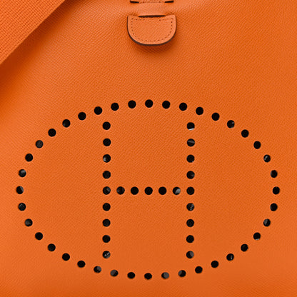 Hermes Epsom Evelyne II GM Orange 8 of 13