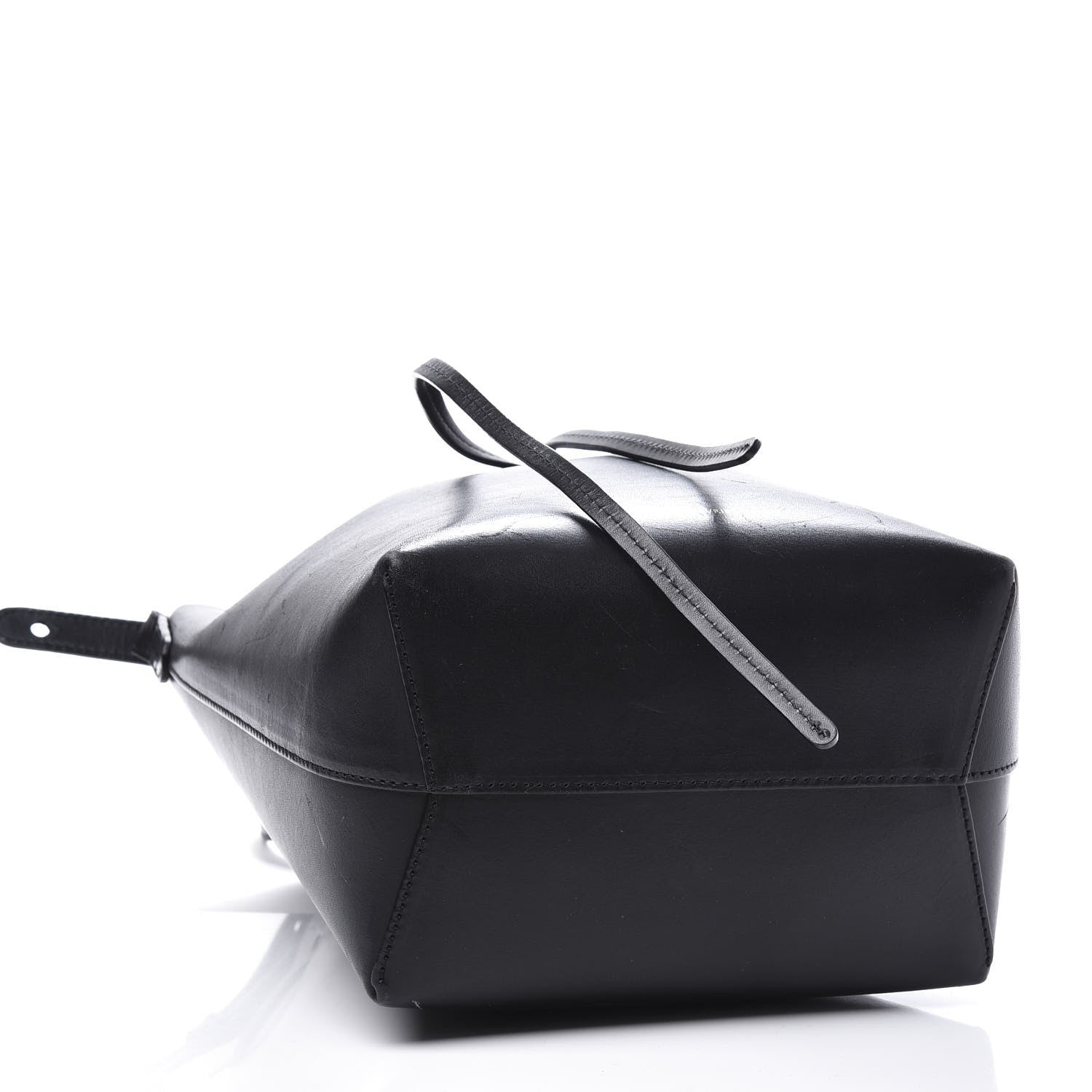 Mansur Gavriel Vegetable Tanned Calfskin Mini Bucket Bag Black 3 of 11