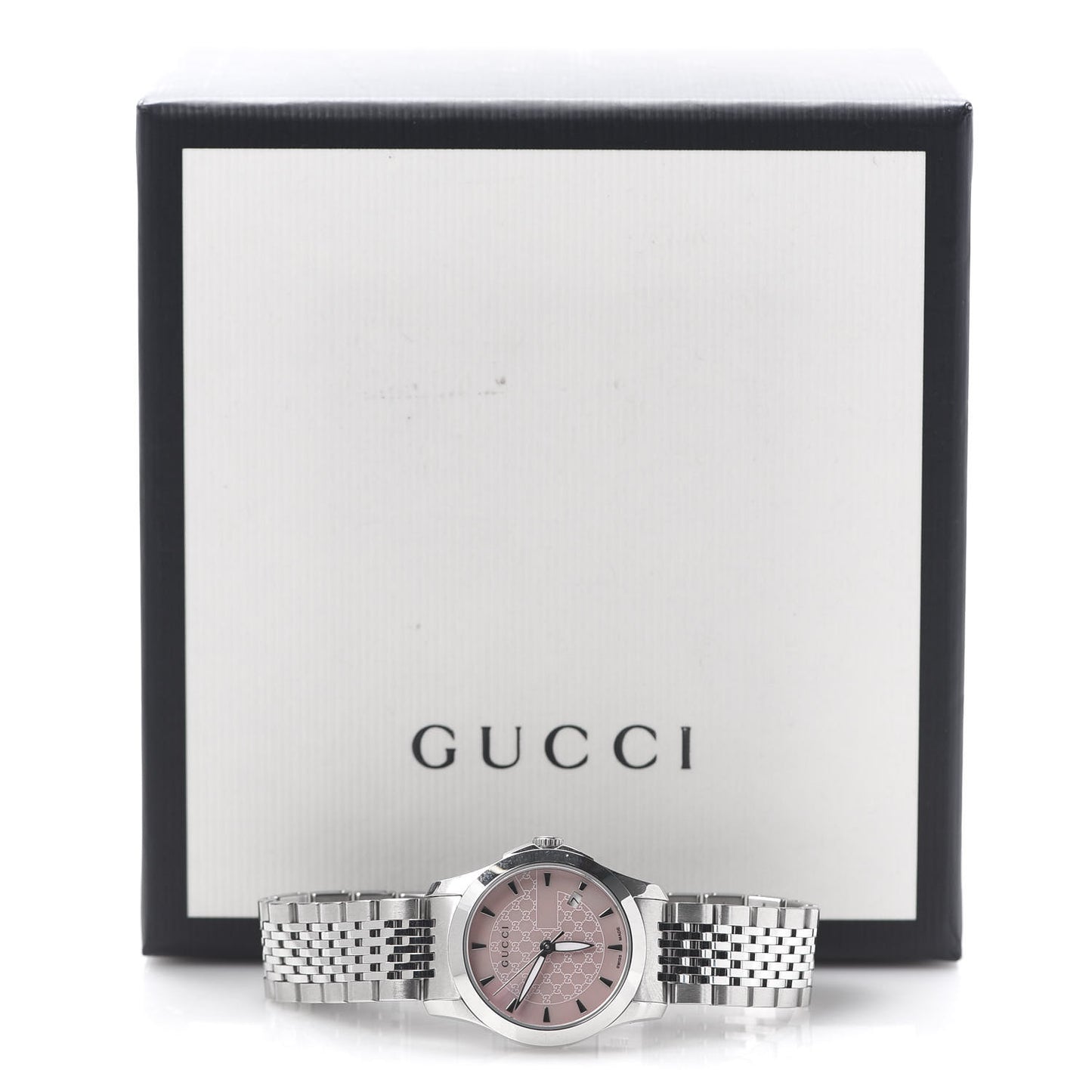 Stainless Steel Pink Mother of Pearl 27mm G-Timeless Quartz Watch