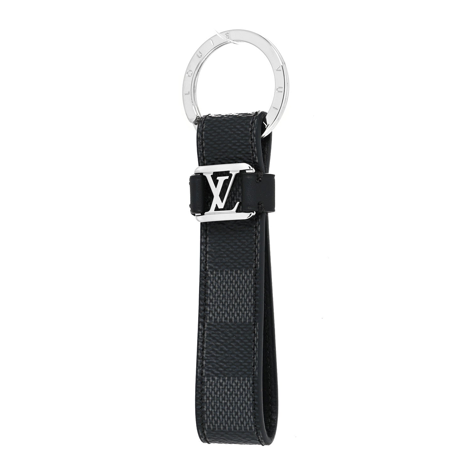 Louis Vuitton Damier Graphite LV Dragonne Key Holder 1 of 3