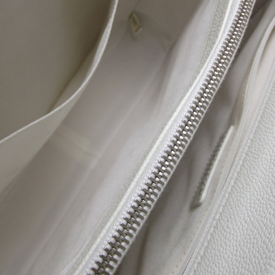 Chanel Caviar Grand Shopping Tote GST White 7 of 11