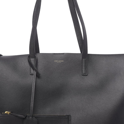 Saint Laurent Calfskin Large Shopping Tote Black 9 of 14