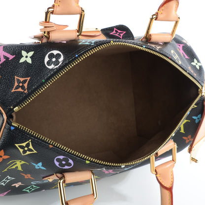 Louis Vuitton Monogram Multicolor Speedy 30 Black 5 of 10