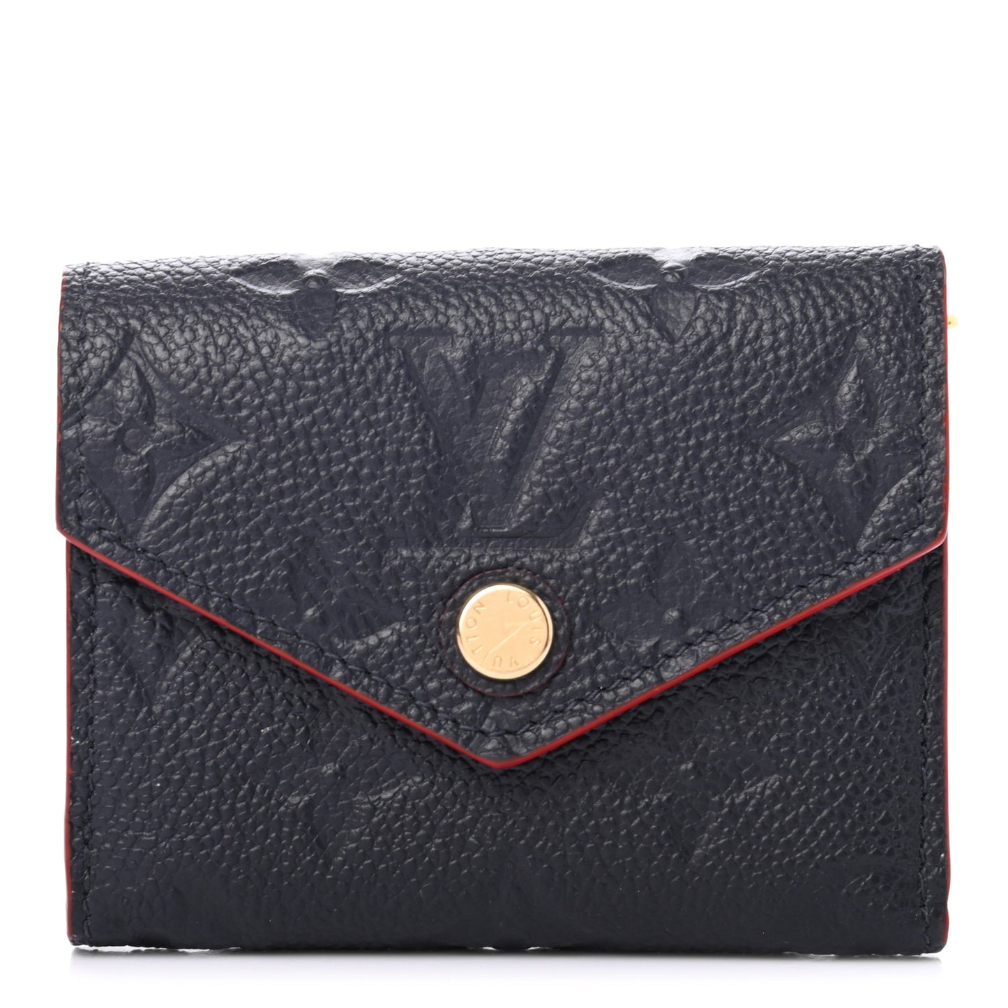 Empreinte Zoe Wallet Marine Rouge