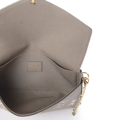 Louis Vuitton Empreinte Monogram Giant Felicie Pochette Tourterelle Creme 4 of 7