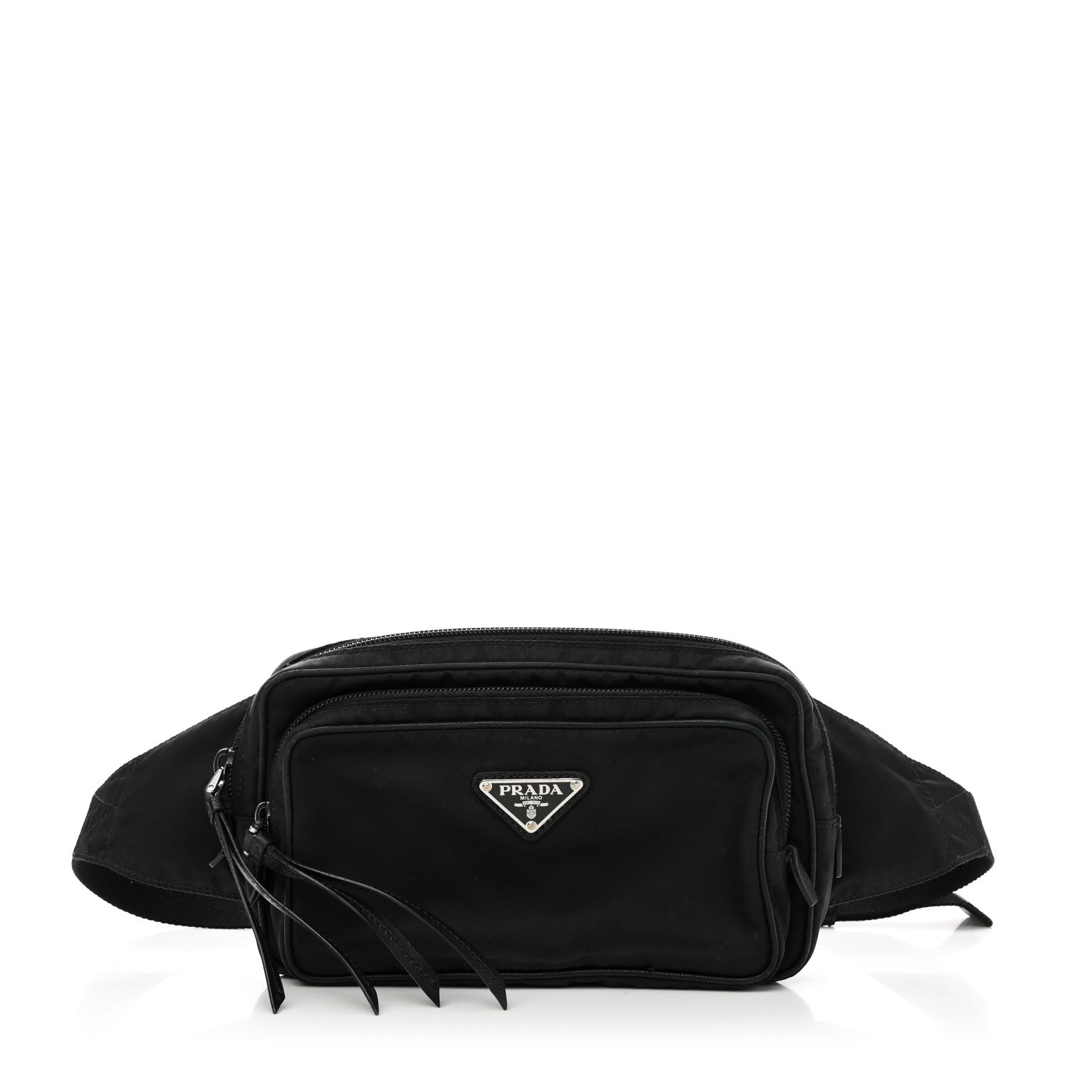 Prada Tessuto Nylon Belt Bag Black 1 of 10