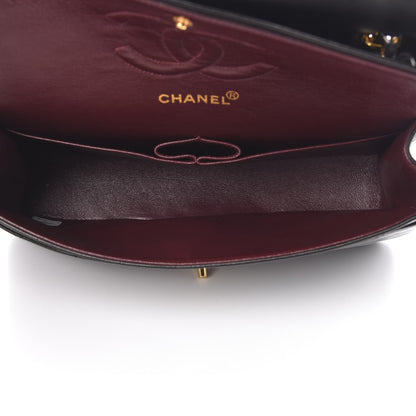 Chanel Lambskin Quilted Medium Double Flap Black 5 of 17