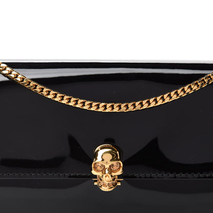 Alexander McQueen Patent Skull Wallet on Chain Black 9 of 9