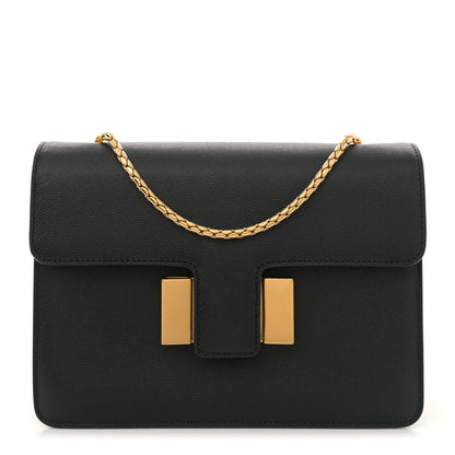 Tom Ford Grained Calfskin Medium Sienna Crossbody Bag Black 1 of 12