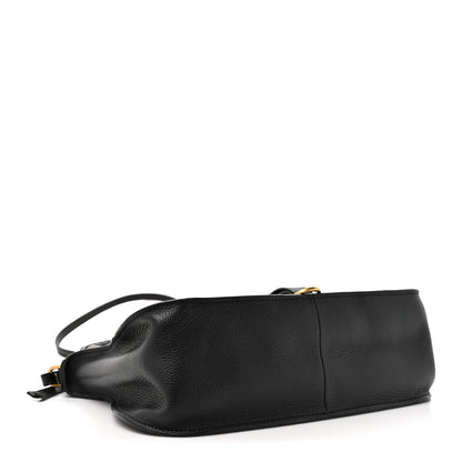 Chloe Calfskin Braided Medium Marcie Double Carry Black 4 of 16