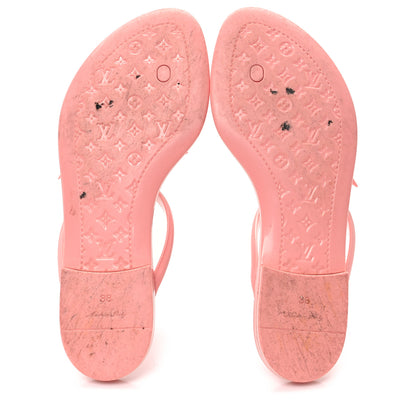 Louis Vuitton Rubber Seastar Thong Sandals 38 Light Pink 6 of 9