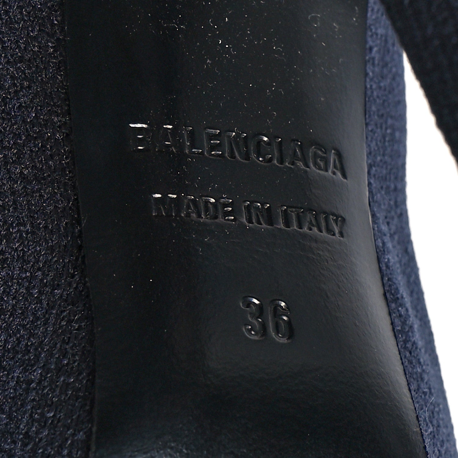 Balenciaga Jersey Crepe Round Toe Knife Booties 36 Black 6 of 6