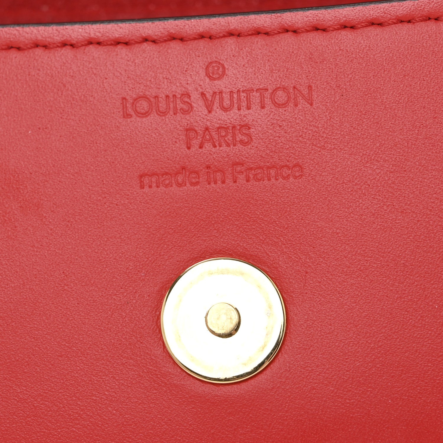Louis Vuitton Monogram Woody Glasses Case Rouge 6 of 9