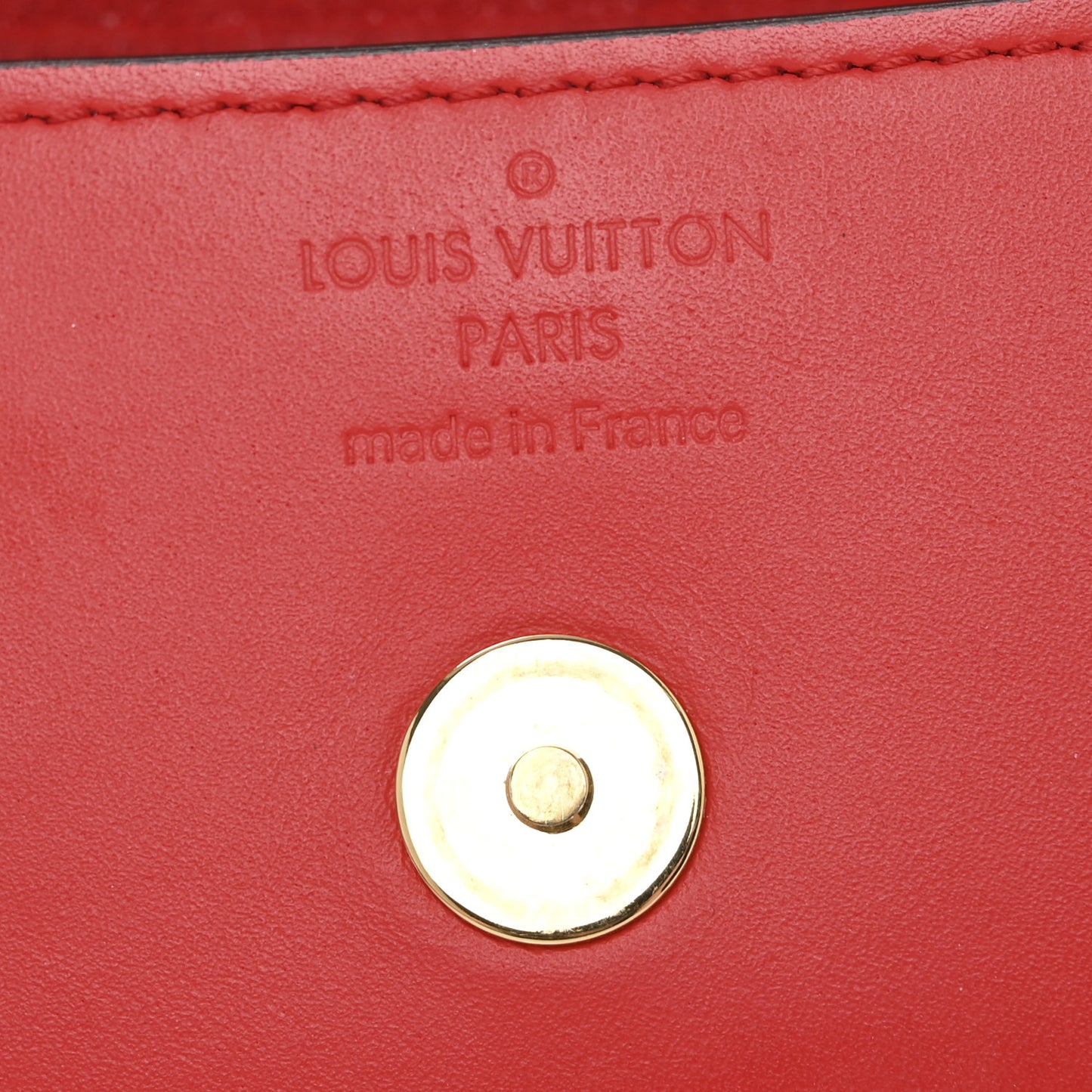 Monogram Woody Glasses Case Rouge
