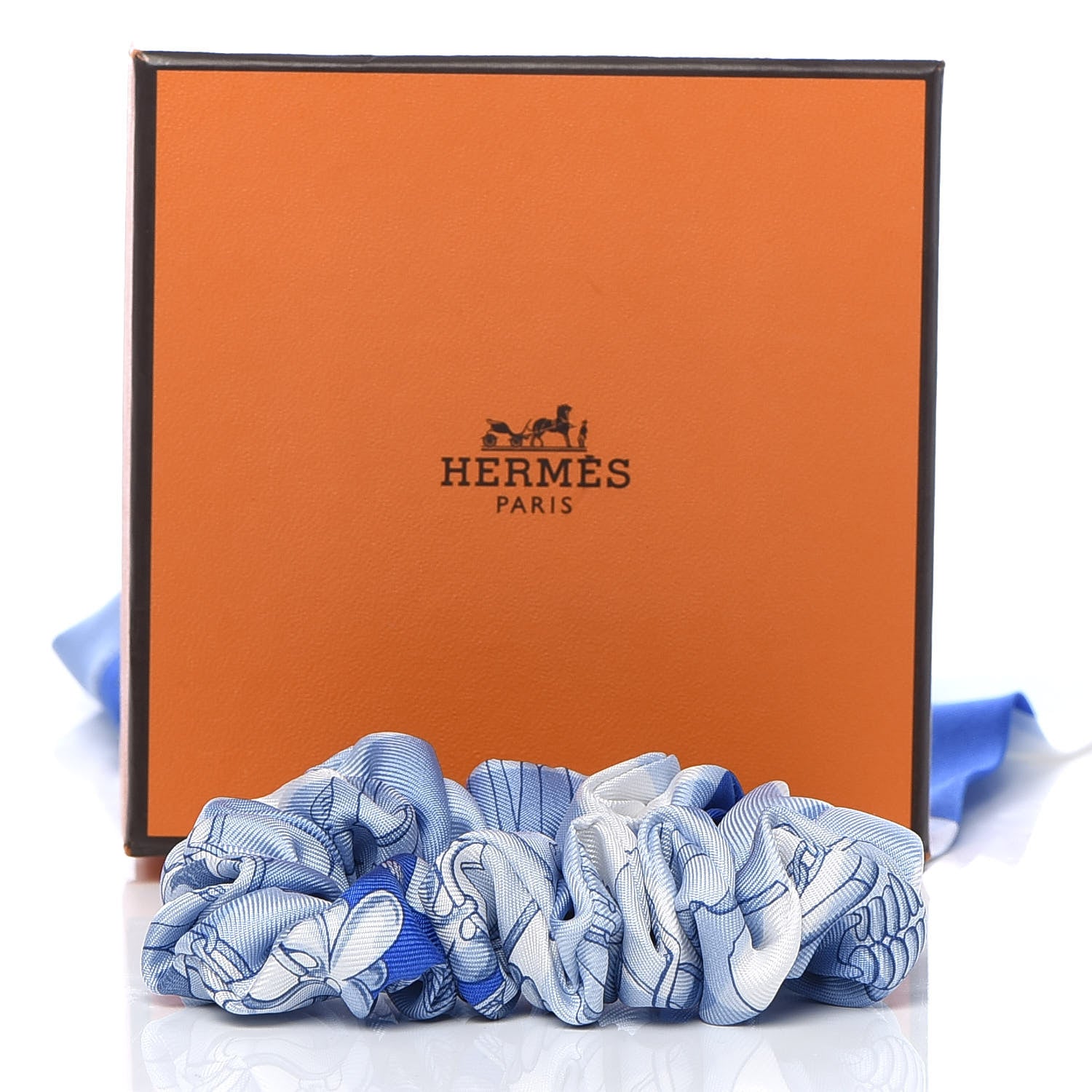Hermes Silk Twilly Scrunchie 5 of 5