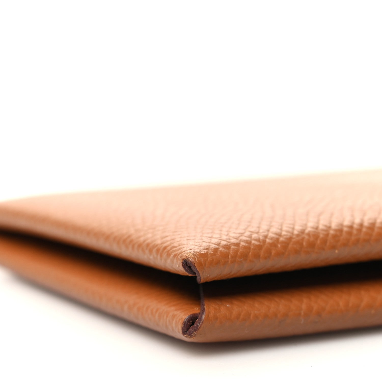 Hermes Epsom Calvi Card Case Gold 11 of 12