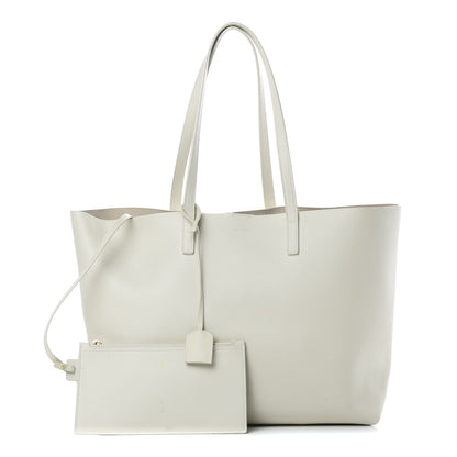 Saint Laurent Calfskin Large Shopping Tote Porcellana 1 of 13