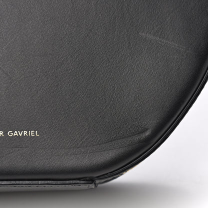 Mansur Gavriel Calfskin Circle Crossbody Bag Black 6 of 9