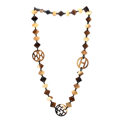 Hermes Buffalo Horn Lacquer Lena Necklace 3 of 4