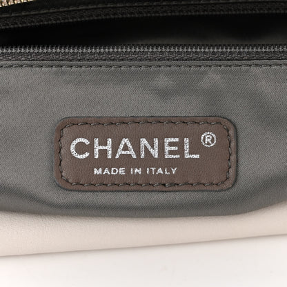 Chanel Calfskin Modern Chain Rhodoid Hobo White 6 of 12