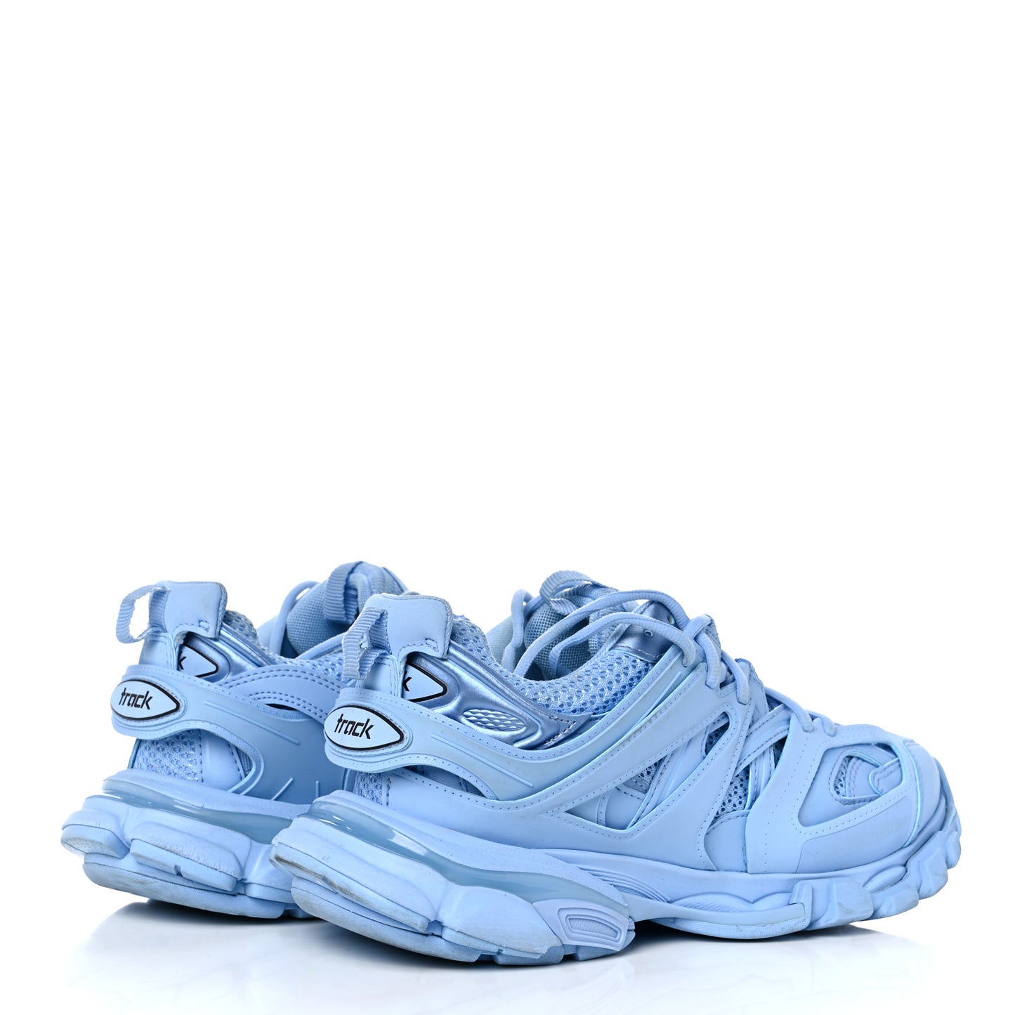 Mesh Nylon Womens Track Sneakers 39 Light Blue