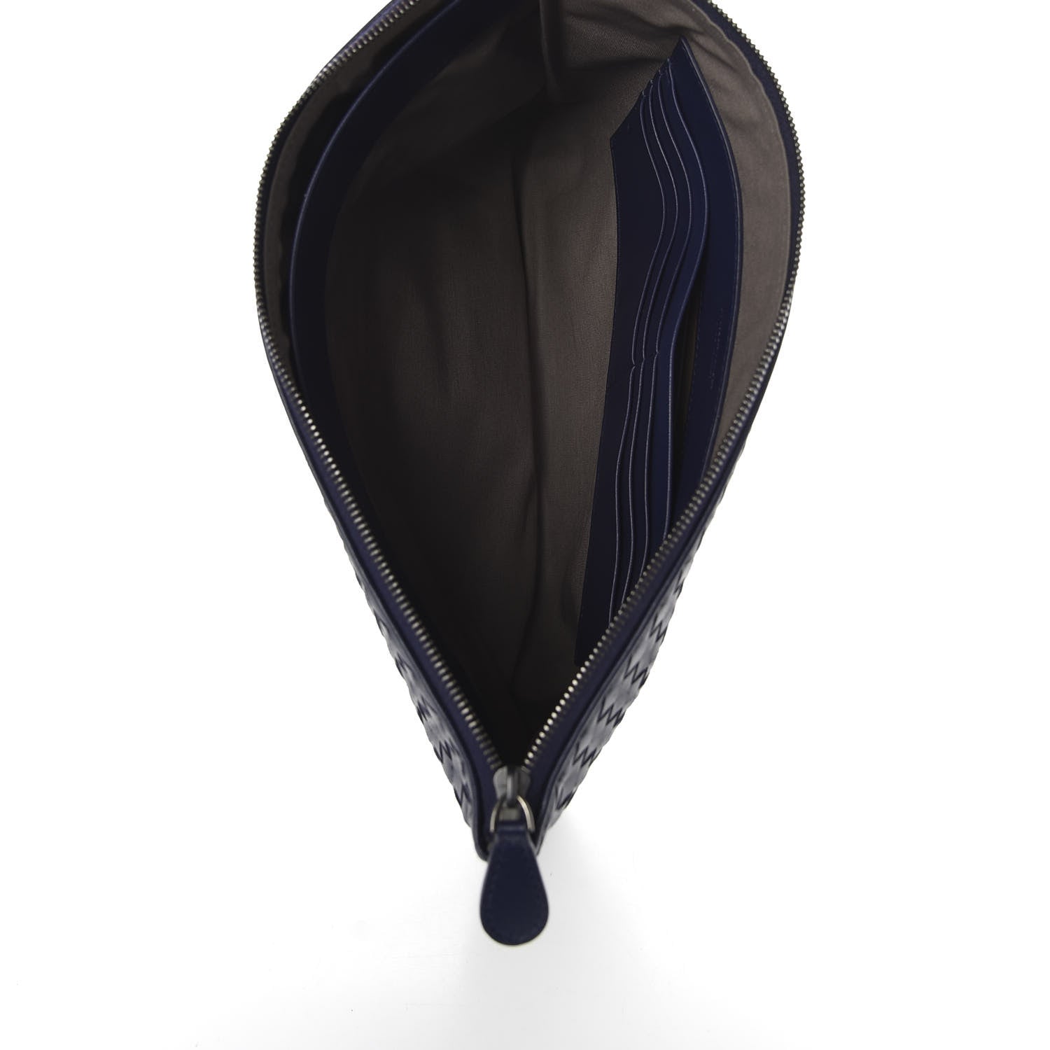 Bottega Veneta Nappa Intrecciato Large Flat Zip Biletto Pouch 5 of 6