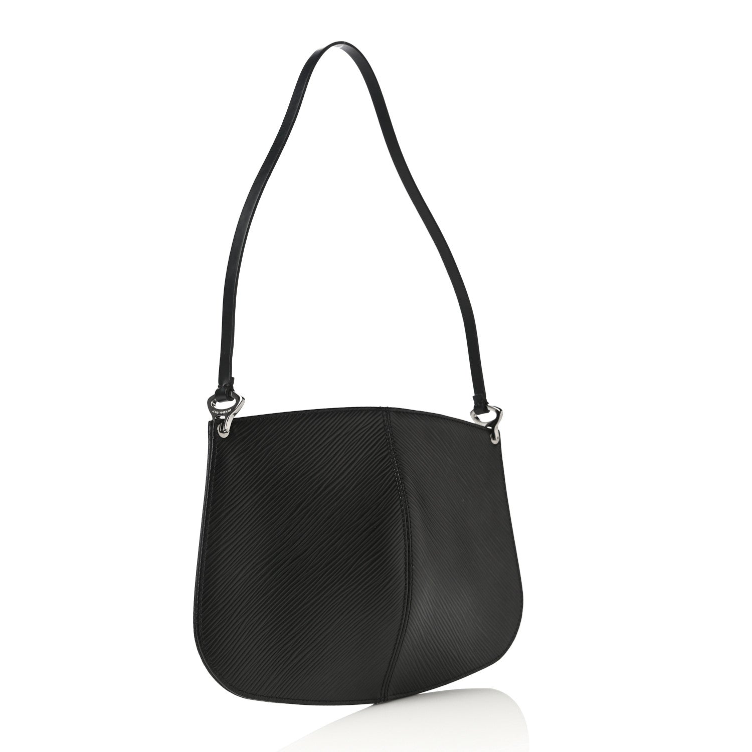 Louis Vuitton Epi Demi Lune Pochette Black 3 of 11