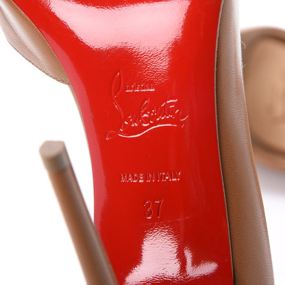 Christian Louboutin Kidskin Iriza 100 Pumps 37 Noisette 6 of 10