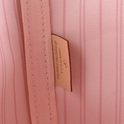 Louis Vuitton Damier Azur Neo Neverfull MM Rose Ballerine 7 of 10