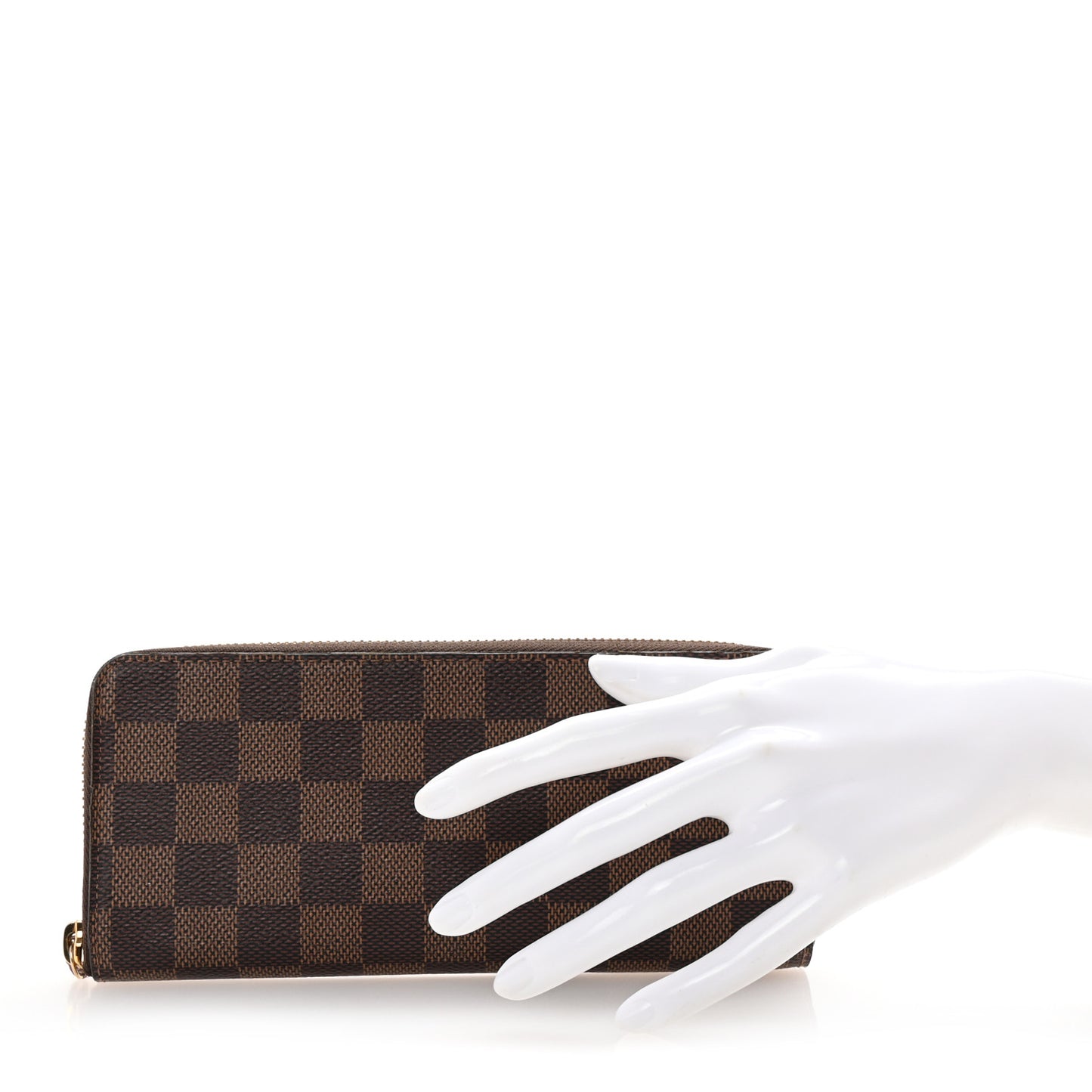 Damier Ebene Clemence Wallet Rose Ballerine