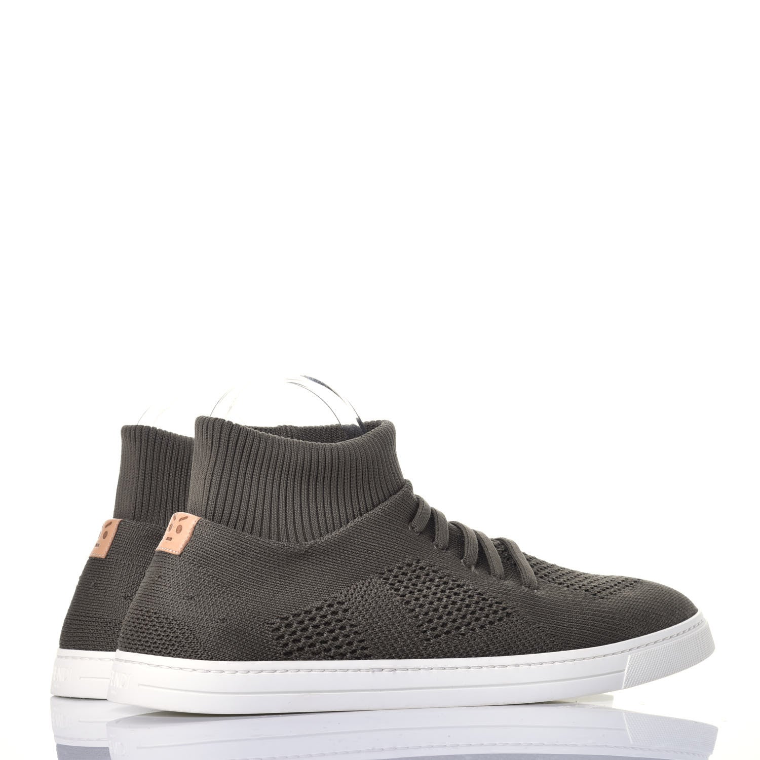 Fendi Stretch Knit High Top Coste 2 Sock Sneakers 9 4 of 9