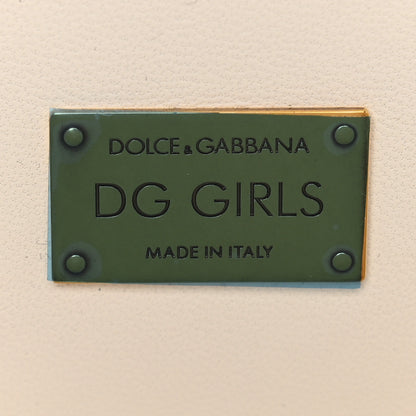 Dolce & Gabbana Nappa DG Girls Shoulder Bag White 6 of 9