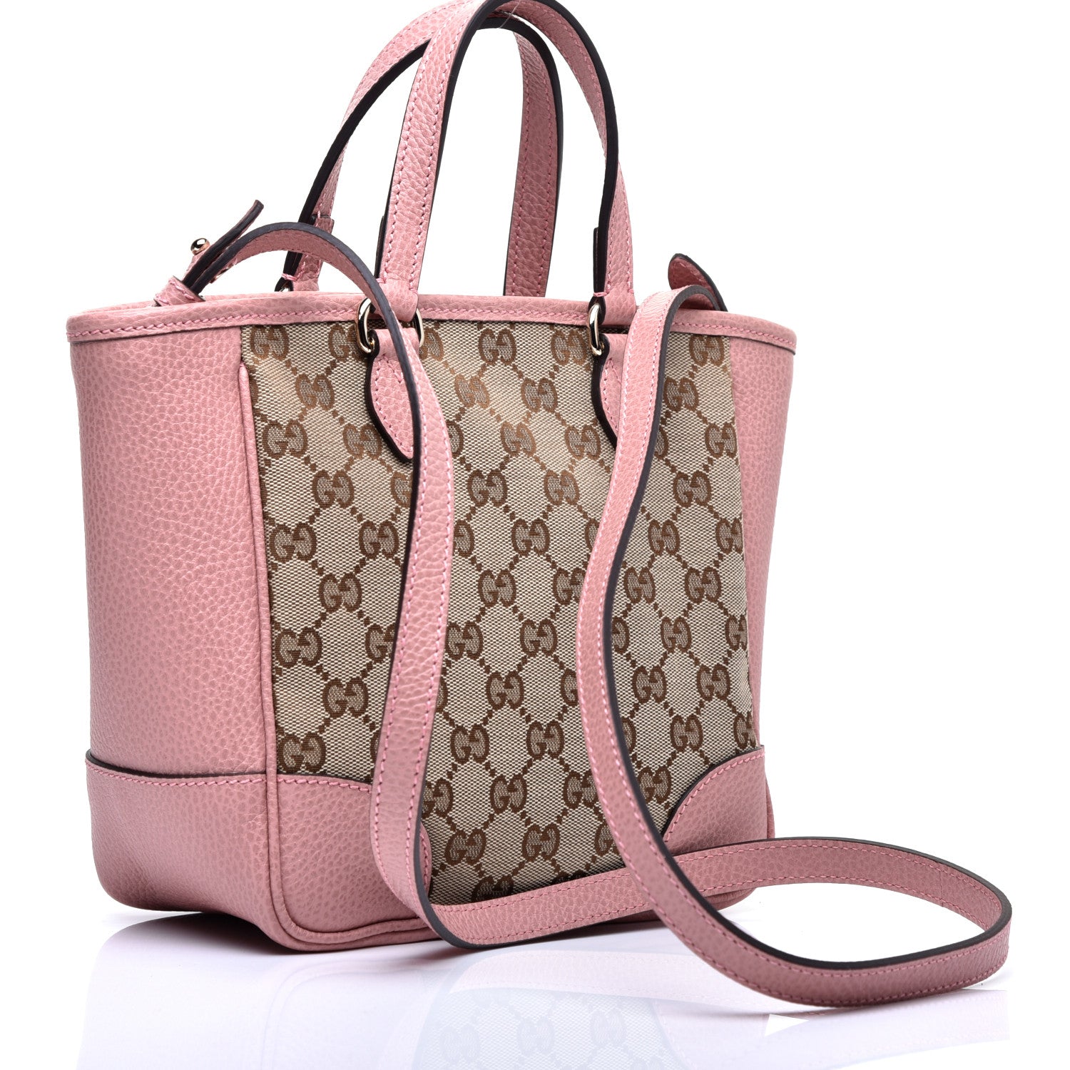 Gucci Monogram Small Bree Tote Beige Soft Pink 3 of 11