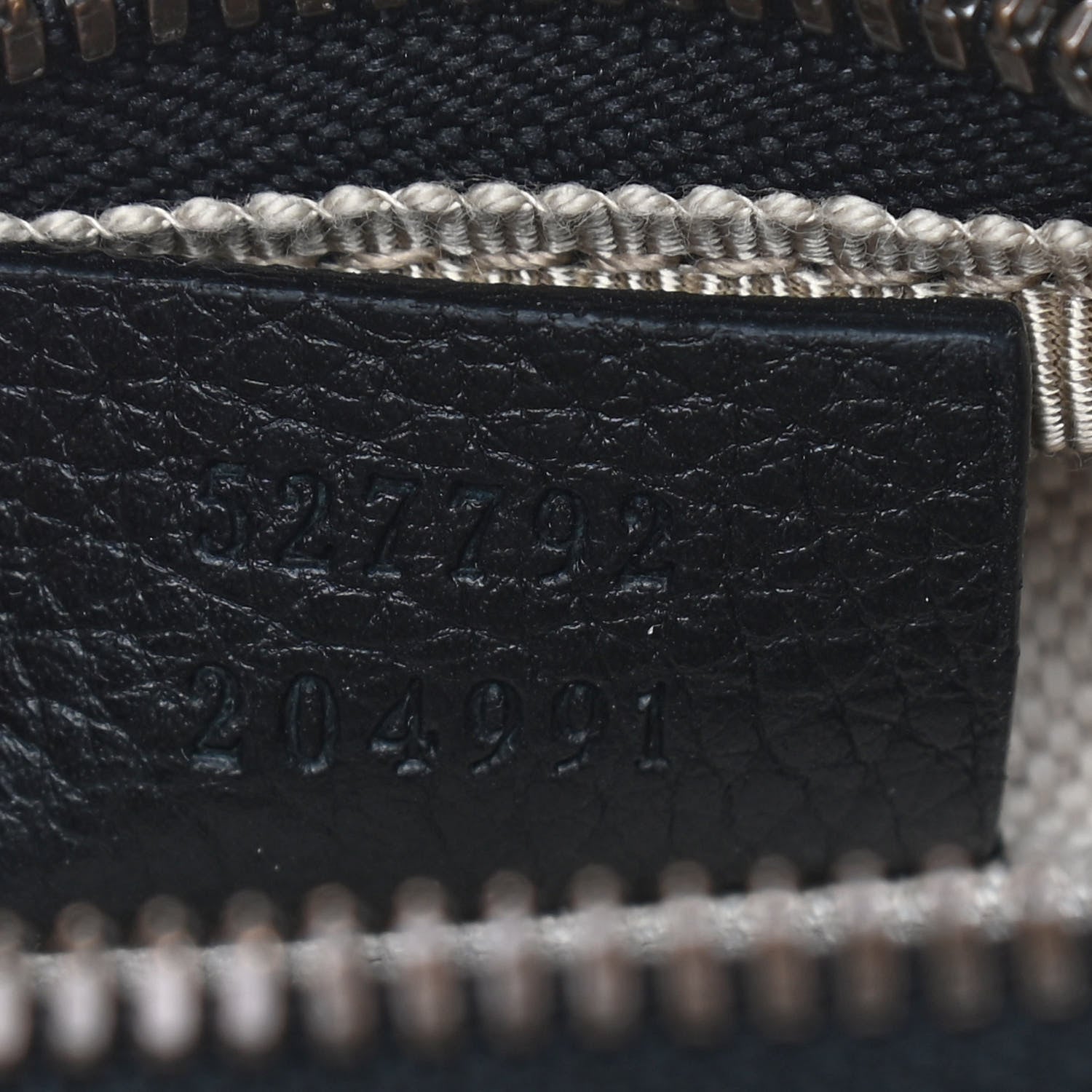 Gucci Grained Calfskin Small Logo Belt Bag Black 7 of 9