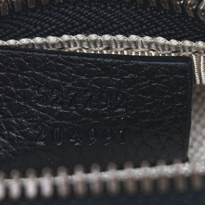 Gucci Grained Calfskin Small Logo Belt Bag Black 7 of 9