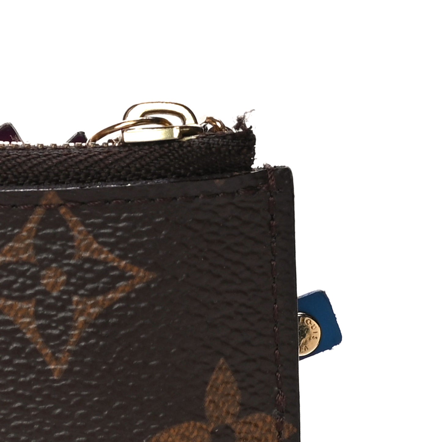 Monogram Totem Key Pouch Flamingo