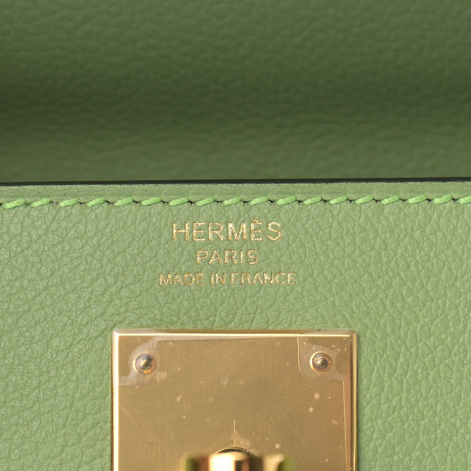 Hermes Evercolor Kelly Retourne 28 Vert Criquet 6 of 10