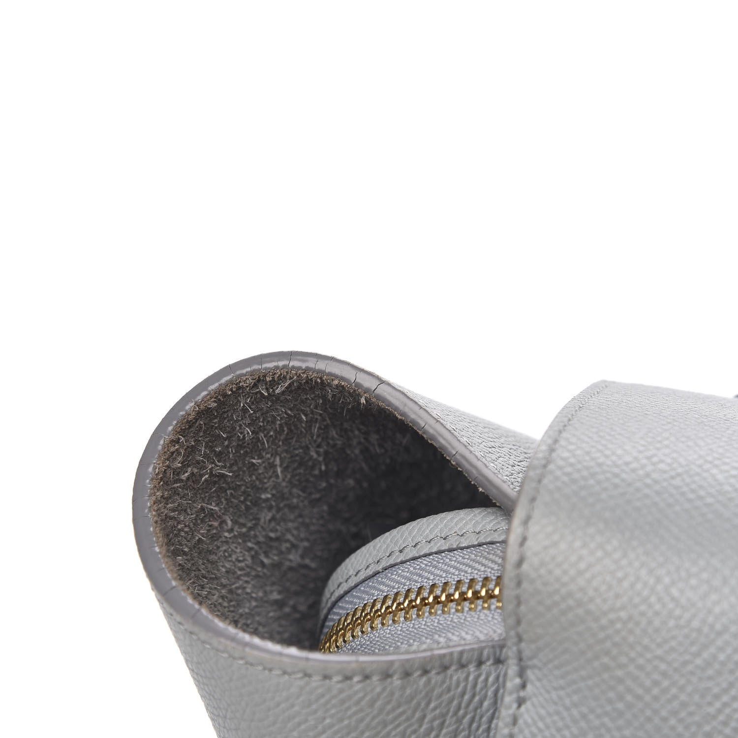 Celine Grained Calfskin Mini Belt Bag Cloud 13 of 15