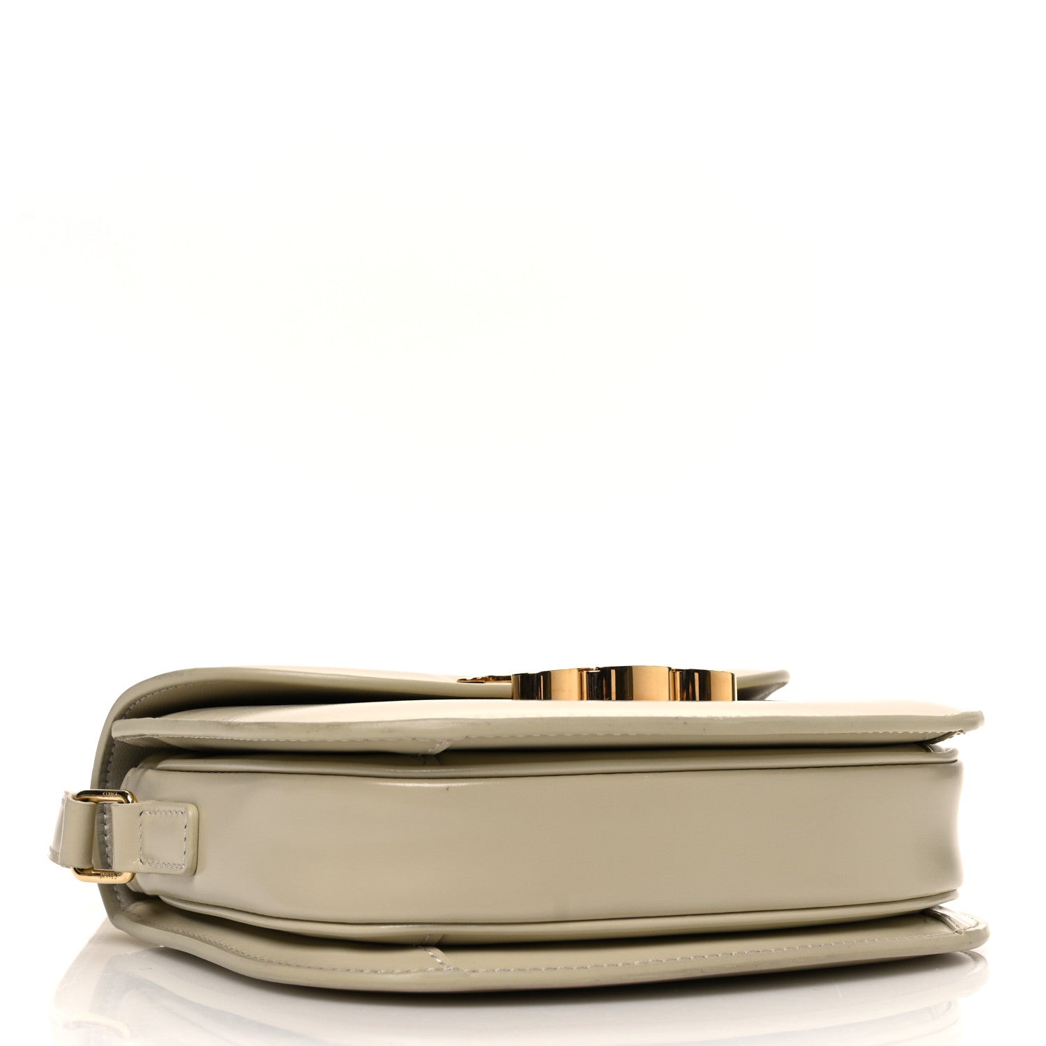 Celine Shiny Calfskin Triomphe Besace Clea Pebble 4 of 11