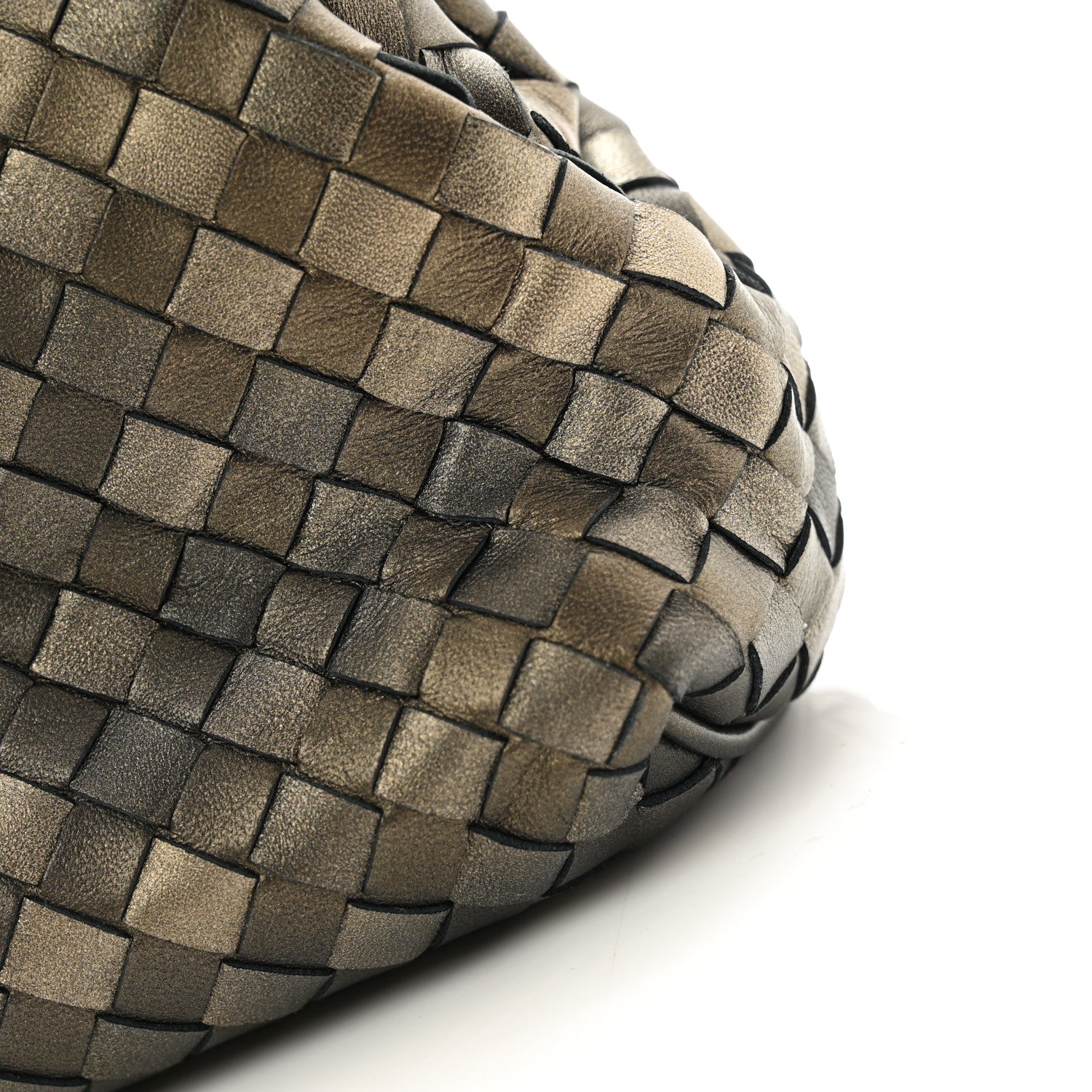 Bottega Veneta Nappa Intrecciato The Lauren 1980 Clutch Platinum 10 of 10