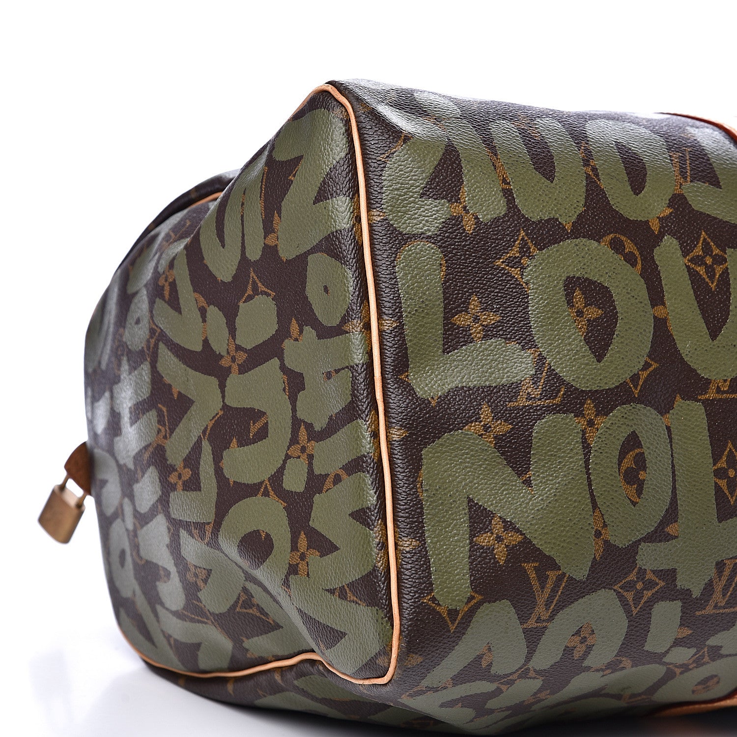 Louis Vuitton Graffiti Keepall 50 Kaki 7 of 17
